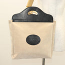 GUCCI Hand Bag Suede Beige 002 8000 Auth BA3177-20