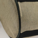 HERMES Saksaw PM Hand Bag Canvas Gray Auth BA3184-16