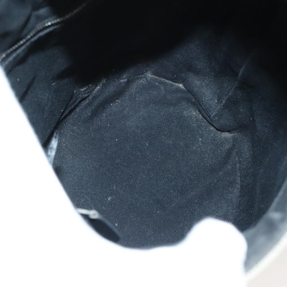 HERMES Saksaw PM Hand Bag Canvas Gray Auth BA3184