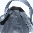 HERMES Saksaw PM Hand Bag Canvas Gray Auth BA3184-19