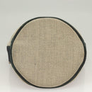 HERMES Saksaw PM Hand Bag Canvas Gray Auth BA3184-5