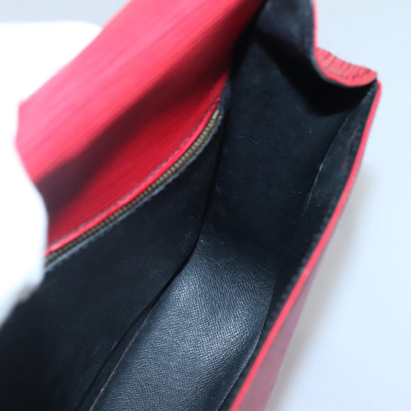 LOUIS VUITTON Epi Saint Cloud GM Shoulder Bag Red M52197 LV Auth BA3185