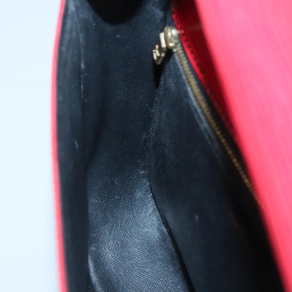 LOUIS VUITTON Epi Saint Cloud GM Shoulder Bag Red M52197 LV Auth BA3185