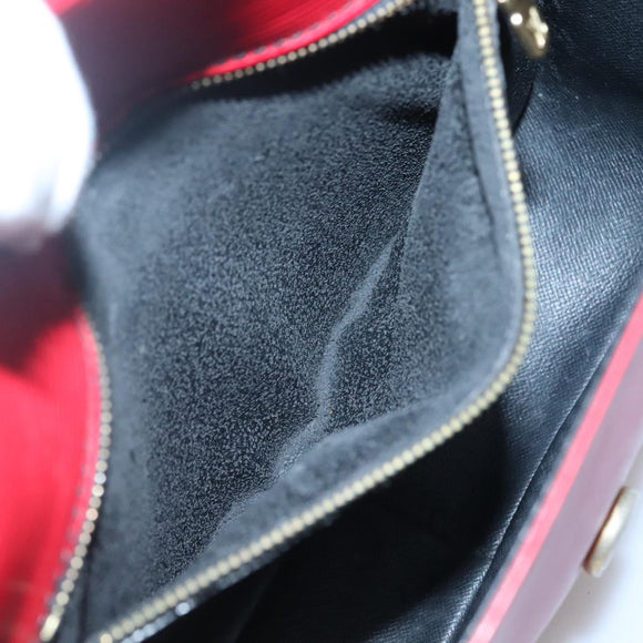 LOUIS VUITTON Epi Saint Cloud GM Shoulder Bag Red M52197 LV Auth BA3185