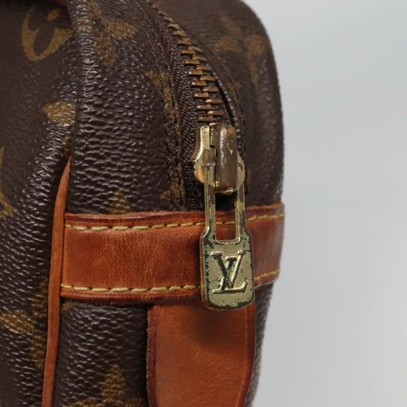 LOUIS VUITTON Monogram Compiegne 28 Clutch Bag M51845 LV Auth BA3196