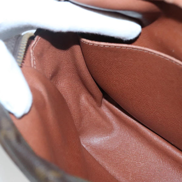 LOUIS VUITTON Monogram Compiegne 28 Clutch Bag M51845 LV Auth BA3196