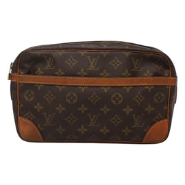 LOUIS VUITTON Monogram Compiegne 28 Clutch Bag M51845 LV Auth BA3196 - 0