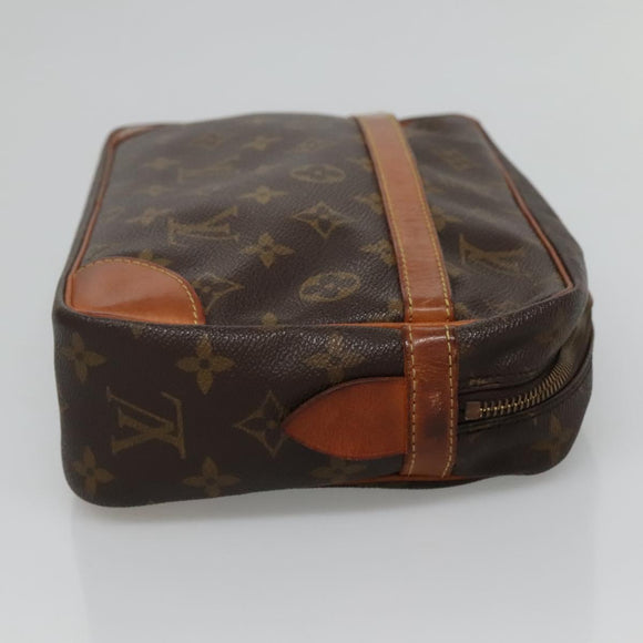 LOUIS VUITTON Monogram Compiegne 28 Clutch Bag M51845 LV Auth BA3196