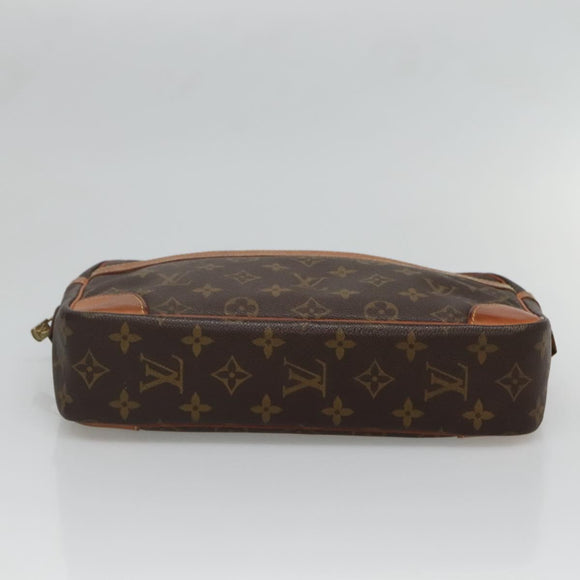 LOUIS VUITTON Monogram Compiegne 28 Clutch Bag M51845 LV Auth BA3196