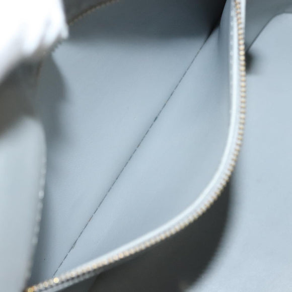 LOUIS VUITTON Monogram Vernis Houston Hand Bag Gris M91053 LV Auth BA3198