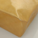 LOUIS VUITTON Monogram Vernis Reade MM Hand Bag Beige M91141 LV Auth BA3199-14