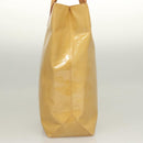 LOUIS VUITTON Monogram Vernis Reade MM Hand Bag Beige M91141 LV Auth BA3199-3