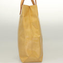 LOUIS VUITTON Monogram Vernis Reade MM Hand Bag Beige M91141 LV Auth BA3199-4