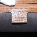 GUCCI GG Canvas Bamboo Hand Bag Beige 112530 Auth BA3203-14