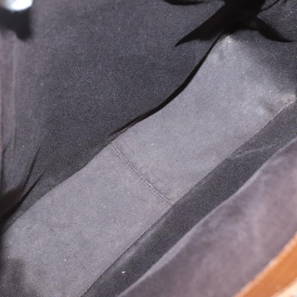 GUCCI GG Canvas Bamboo Hand Bag Beige 112530 Auth BA3203