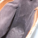 GUCCI GG Canvas Bamboo Hand Bag Beige 112530 Auth BA3203-17