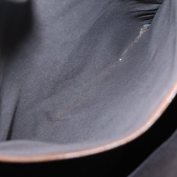 GUCCI GG Canvas Bamboo Hand Bag Beige 112530 Auth BA3203