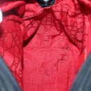 Christian Dior Canage Hand Bag Nylon Black Gold Auth BA3208-19