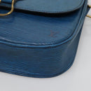LOUIS VUITTON Epi Saint Cloud GM Shoulder Bag Toledo Blue M52195 LV Auth BA3209-15
