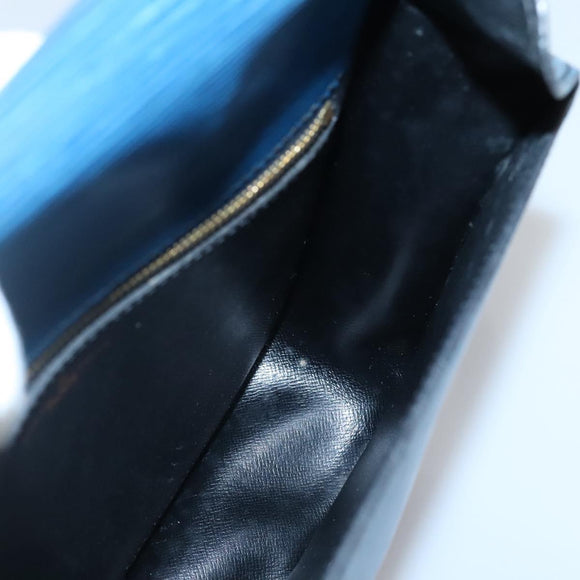 LOUIS VUITTON Epi Saint Cloud GM Shoulder Bag Toledo Blue M52195 LV Auth BA3209