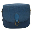 LOUIS VUITTON Epi Saint Cloud GM Shoulder Bag Toledo Blue M52195 LV Auth BA3209-13