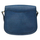 LOUIS VUITTON Epi Saint Cloud GM Shoulder Bag Toledo Blue M52195 LV Auth BA3209-2