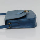 LOUIS VUITTON Epi Saint Cloud GM Shoulder Bag Toledo Blue M52195 LV Auth BA3209-4