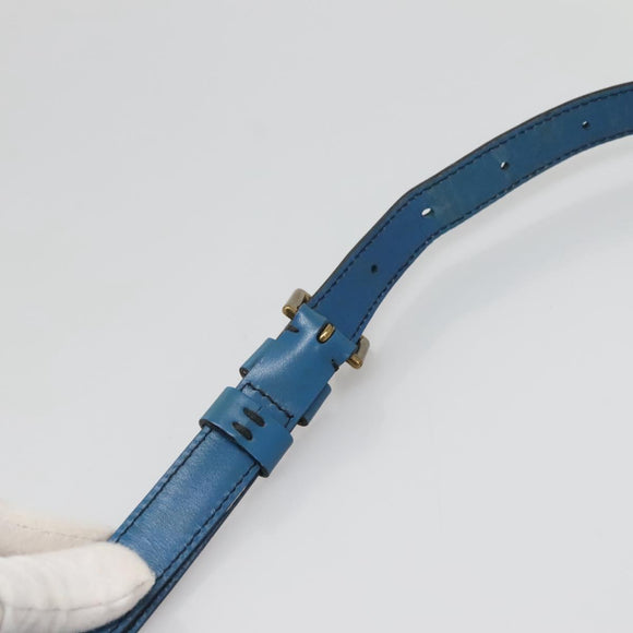 LOUIS VUITTON Epi Saint Cloud GM Shoulder Bag Toledo Blue M52195 LV Auth BA3209