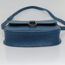 LOUIS VUITTON Epi Saint Cloud GM Shoulder Bag Toledo Blue M52195 LV Auth BA3209-5