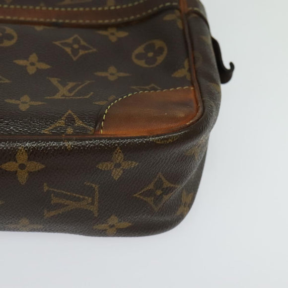 LOUIS VUITTON Monogram Compiegne 28 Clutch Bag M51845 LV Auth BA3212