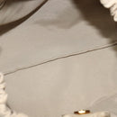 Salvatore Ferragamo Vala Shoulder Bag Nylon Beige Gold Auth BA3215-11