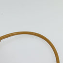 Salvatore Ferragamo Vala Shoulder Bag Nylon Beige Gold Auth BA3215-8