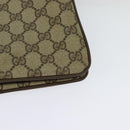 GUCCI GG Supreme Web Sherry Line Shoulder Bag PVC Beige 41 02 013 Auth BA3218-13