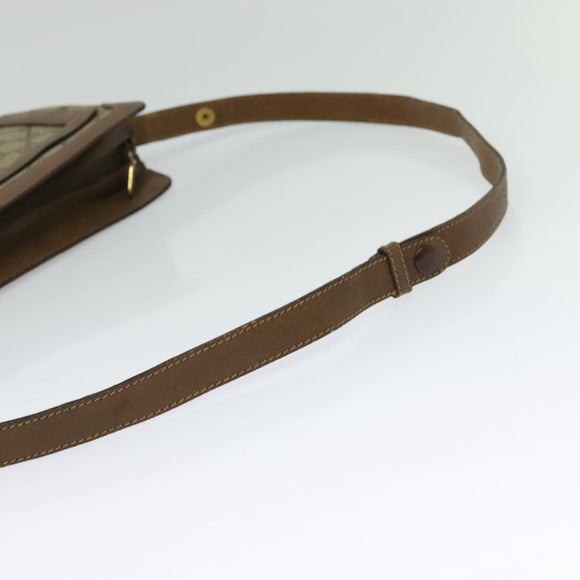 GUCCI GG Supreme Web Sherry Line Shoulder Bag PVC Beige 41 02 013 Auth BA3218