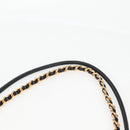 CHANEL Chain Chanel 22 Shoulder Bag Leather Black Gold CC Auth BA3220SM-10