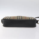 Burberrys Nova Check Shoulder Bag Canvas Beige Auth BA3222-5