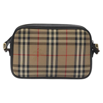 Burberrys Nova Check Shoulder Bag Canvas Beige Auth BA3222 - 0