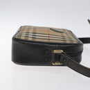 Burberrys Nova Check Shoulder Bag Canvas Beige Auth BA3222-3