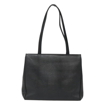 Salvatore Ferragamo Tote Bag Leather Black Gold Auth BA3223 - 0