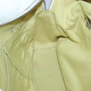 Salvatore Ferragamo Gancini Shoulder Bag Leather White Silver Auth BA3224-18