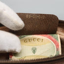 GUCCI GG Supreme Web Sherry Line Clutch Bag PVC Beige 89 01 012 Auth BA3229-17