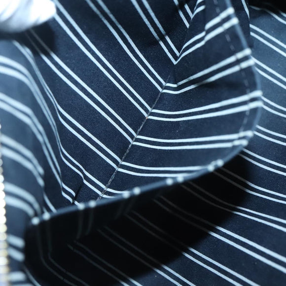 LOUIS VUITTON Antigua Cabas PM Tote Bag Canvas Blue Black M40090 LV Auth BA3231