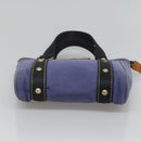 LOUIS VUITTON Antigua Cabas PM Tote Bag Canvas Blue Black M40090 LV Auth BA3231-9