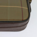 Burberrys Nova Check Shoulder Bag Canvas Beige Gold Auth BA3236-16