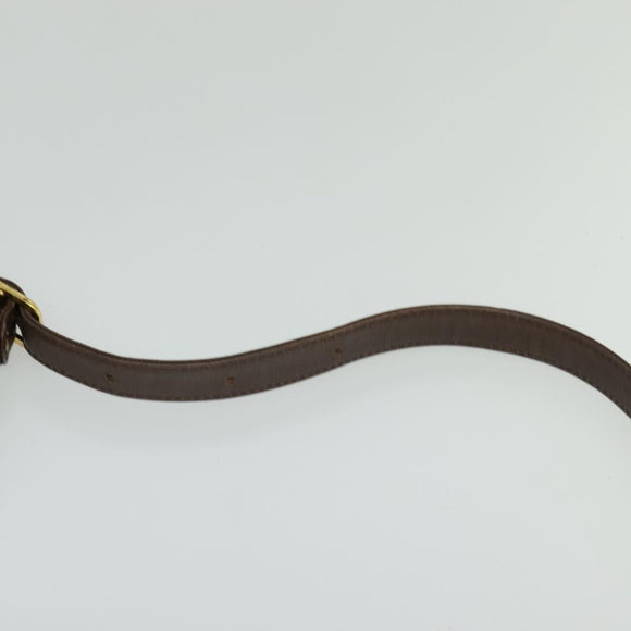 Burberrys Nova Check Shoulder Bag Canvas Beige Gold Auth BA3236