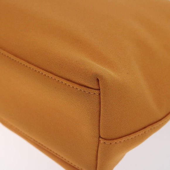 Salvatore Ferragamo Shoulder Bag Canvas Orange Auth BA3239