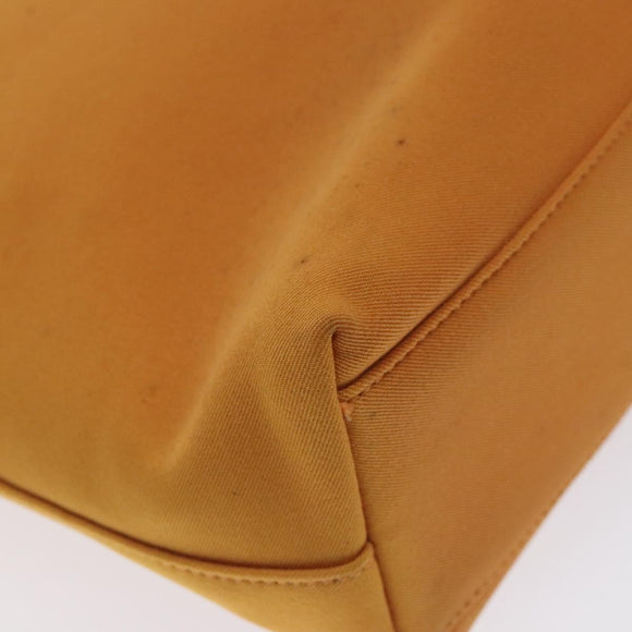 Salvatore Ferragamo Shoulder Bag Canvas Orange Auth BA3239