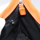 Salvatore Ferragamo Shoulder Bag Canvas Orange Auth BA3239-17