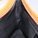 Salvatore Ferragamo Shoulder Bag Canvas Orange Auth BA3239-18