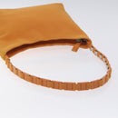 Salvatore Ferragamo Shoulder Bag Canvas Orange Auth BA3239-7